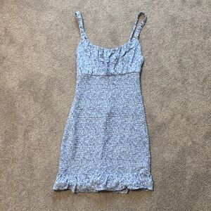 Abercrombie & Fitch Floral Blue Mini Dress